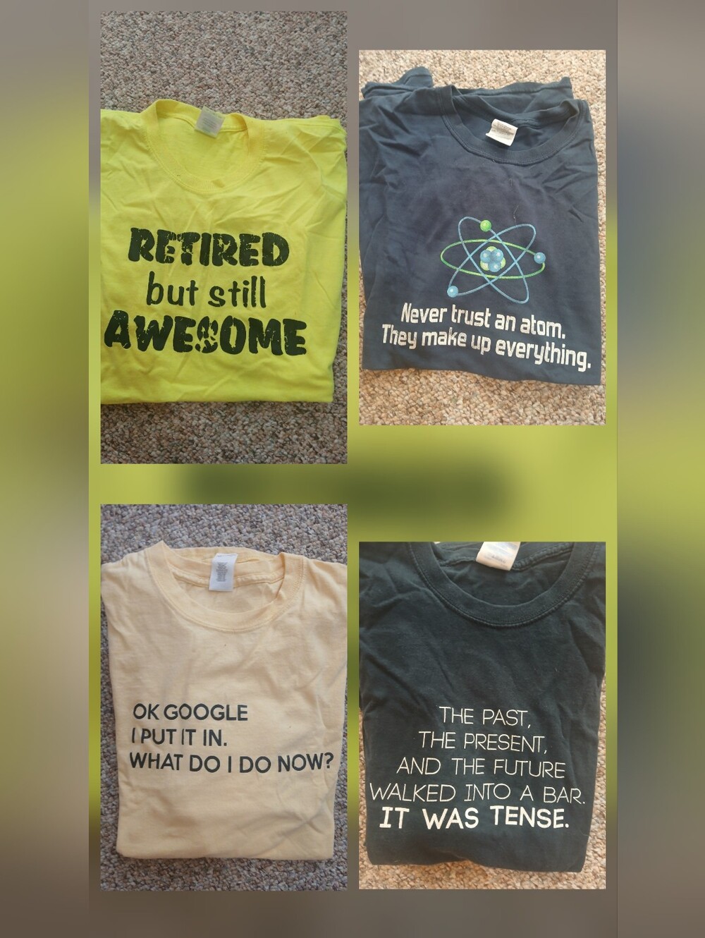 14 Graphic Humor T-Shirts - Various Colors Mens Size Extra Large Cotton Preloved